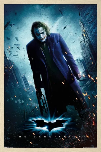 Miniatura 12 de Trends International DC Comics Movie - The Dark Knight - The Joker - Póster de pared de una hoja, 14.725 x 22.375 pulgadas, versión premium sin marco