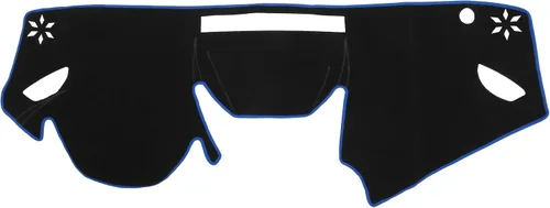 Miniatura 8 de Alfombrilla protectora para salpicadero de automóvil compatible con Subaru Impreza 2017-2020, protector de poliéster negro para consola central