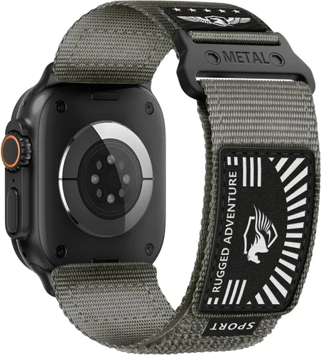 Miniatura 15 de Correa de nylon resistente para Apple Watch para hombres y mujeres de 42 mm, 41 mm, 40 mm, 38 mm, correas de iWatch para hombre, correa deportiva