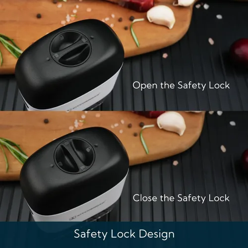 Miniatura 4 de KITCHENDAO Herramienta de aguja ablandadora de carne desmontable con bloqueo de seguridad, desmontable para una fácil limpieza, apta
