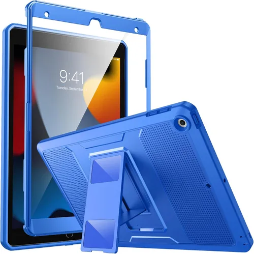 Miniatura 11 de MoKo Funda para iPad de 10.2 Pulgadas iPad 9ª Generación 2021/ iPad 8ª Generación 2020/ iPad 7ª Generación 2019, [Servicio Pesado] A Prueba