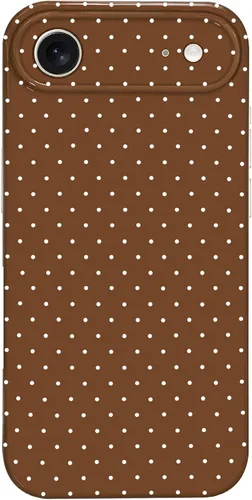Miniatura 210 de Hython Funda para iPhone Air, diseño estético de lunares lindos, funda simple de 6.5 pulgadas, delgada, antiarañazos, parachoques de TPU suave, a