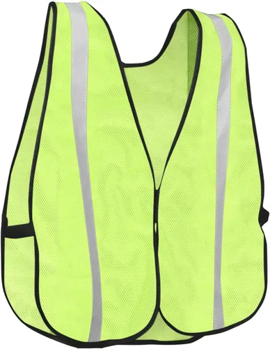 Miniatura 8 de KAYGO KG0008 - Chaleco de seguridad de alta visibilidad, tiras reflectantes de 1 pulgada, parte delantera/trasera, malla transpirable, talla única