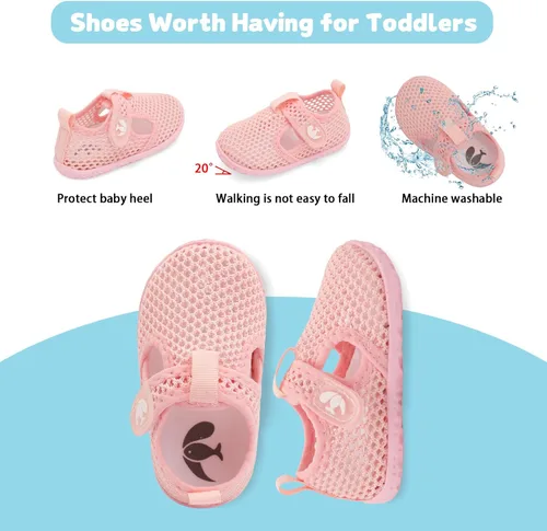Miniatura 64 de FEETCITY Baby Boys Girls Water Sport Shoes Barefoot Kids Aqua Socks Quick-Dry Beach Swim Pool Shoes