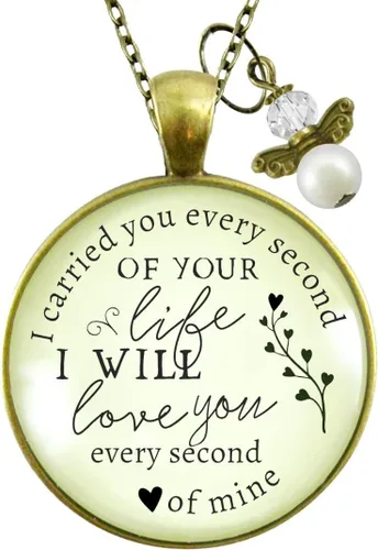 Miniatura 24 de Gutsy Goodness Miscarriage Necklace Comforting Sentimental Handmade Jewelry For Mom - Pendant, Message Card, Keepsake Gift Box
