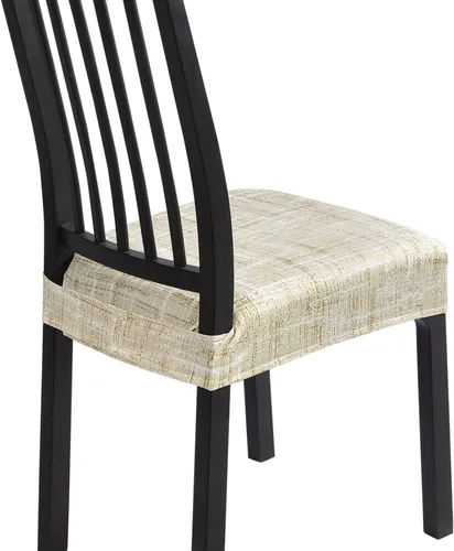 Miniatura 45 de SearchI Juego de 6 Fundas de Asiento para Sillas de Comedor Elásticas, Fundas de Asiento Suave Extraíbles y Lavables para Sillas de Comedor, Flor