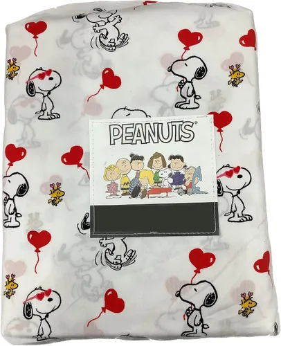Miniatura 3 de Berkshire Blanket Peanuts - Juego de sábanas para el día de San Valentín (gris - siesta con corazones, matrimonial)