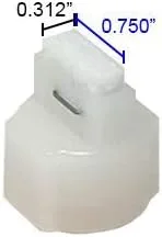 Miniatura 4 de ESI Aplicador de punta de fieltro 0.750" x 0.312" con botella para dispensar líquidos. Múltiples opciones de flujo. Aplica materiales como