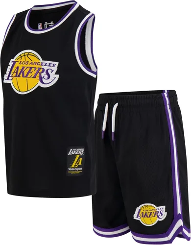 Miniatura 21 de Ultra Game Conjunto de camiseta sin mangas y pantalones cortos de baloncesto oficial de la NBA para niños Negro