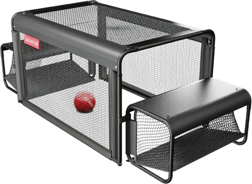 Subsoccer S3 Juego de Fútbol de Mesa Portátil Resistente para Interiores y Exteriores con Bancos y Pelota, Diseño de Fácil Montaje y Transporte para