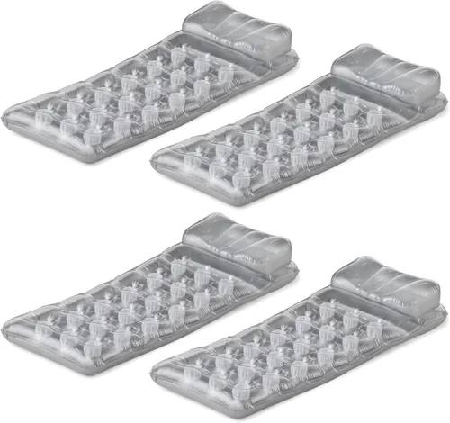 Miniatura 6 de Intex Colchón de 18 bolsillos Suntanner Tumbona de piscina con reposacabezas (paquete de 2) 58894EP
