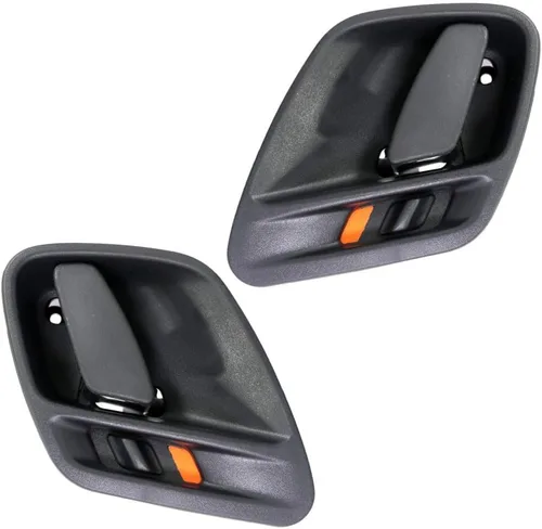 Miniatura 8 de KarParts360 Manija de puerta interior para Jeep Grand Cherokee 1999-2004 para el lado del conductor delantera o trasera, color negro con botón