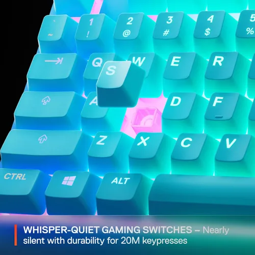 Miniatura 5 de SteelSeries Apex 3 TKL Aqua RGB Gaming Keyboard — Tenkeyless Compact Form Factor — 8-Zone RGB Illumination — Water and Dust Resistant