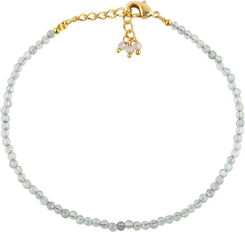 Miniatura 14 de TGH Pulsera de cuentas naturales con piedras preciosas microfacetadas, joyería para ella, cristales curativos energéticos de piedra natal, cadena