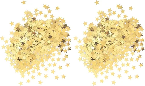Miniatura 5 de Confeti de papel de aluminio dorado brillante – 0.5 oz (1 pieza), perfecto para cumpleaños, baby showers, vacaciones y más