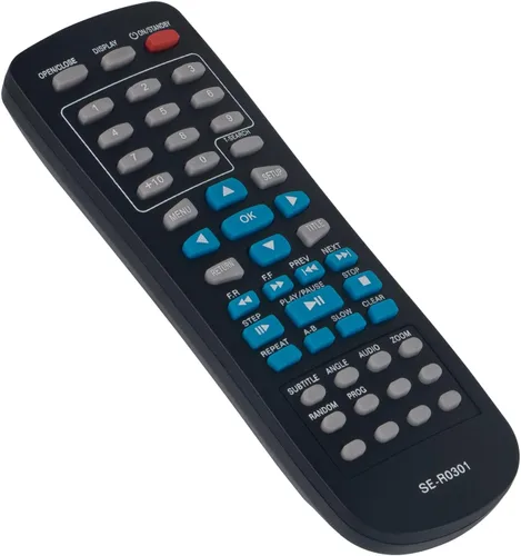SE-R0301 Reemplazo de control remoto SER0301 para Toshiba DVD Player SD-4100 SD-4200 SD-4200KC SD-4200KU SD-K790KU SD-4100KU SD-4300 SD-4300KU