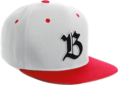 Miniatura 1508 de Daxton Gorra clásica con visera de billete plano con letras del alfabeto inglés antiguo de la A a la Z