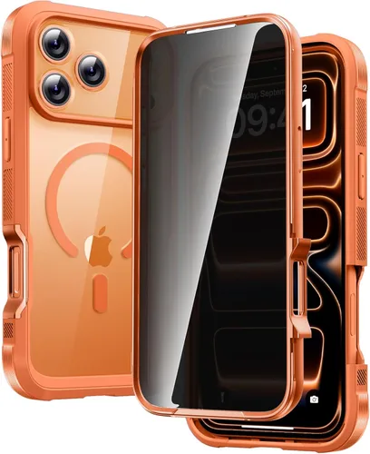 Miniatura 97 de Diaclara - Funda compatible con iPhone 11, carcasa resistente de cuerpo completo con protector de pantalla integrado sensible al tacto y Transparente
