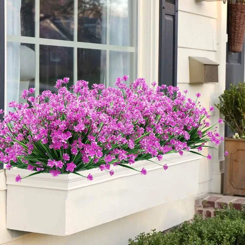 Miniatura 8 de Plantas y flores artificiales para exteriores, resistentes a los rayos UV