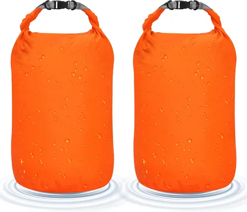 Miniatura 9 de Desoto Bolsa seca impermeable, 2 paquetes, 2L/5L/10L/20L/40L/70L, bolsa de almacenamiento en seco para mantener el equipo seco limpio para kayak