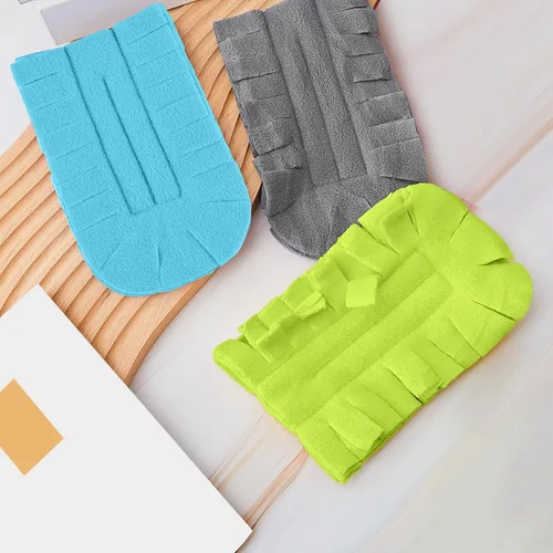 Miniatura 6 de Zubebe 3 piezas de repuesto de plumero de forro polar reutilizables, plumeros planos de plumas, almohadillas de limpieza lavables para múltiples