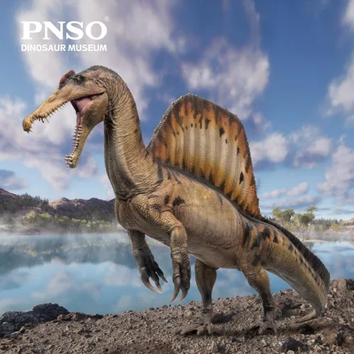 Miniatura 2 de Serie de museos de dinosaurios PNSO (AYMEN El Spinosaurus, modelo de arte científico de escala 1:35)