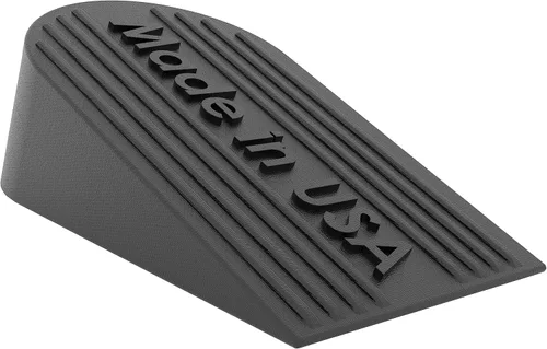 Miniatura 3 de Tope de puerta grande de goma fabricado en Estados Unidos – Cuña de tope de puerta para alfombras, azulejos, suelo de concreto, topes altos