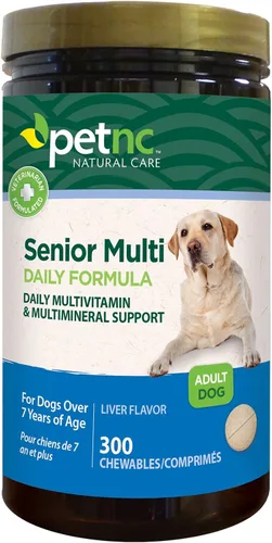 Miniatura 10 de Petnc - Multimasticables para adultos (75 unidades), soporte diario multivitamínico y multimineral para perros, incluye zinc, magnesio y más, apoya
