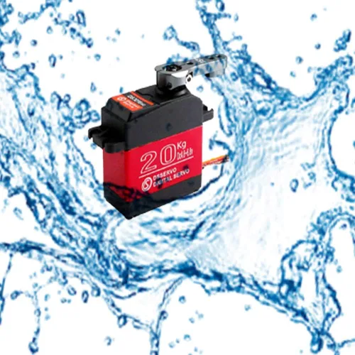 Miniatura 5 de Servo de 44 lbs 1 x DS3218 Actualizado equipo completo de metal digital, Servo Baja, Servo impermeable, servo para autos (ángulo de control 180)
