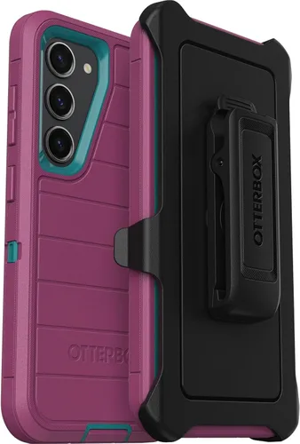 Miniatura 10 de OtterBox Galaxy S23 (Solo) - Funda Defender Series - Negra, Resistente y Duradera - con Protección de Puertos - Incluye Clip de Holster y Pata