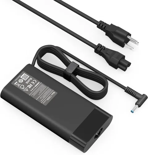 Cargador para portátil de 135 W compatible con HP Spectre x360 15 15T 16, Pavilion Gaming 15 16 17 15-ec0751ms, Omen 15 G5 G6 17 Envy 13 14 15 16