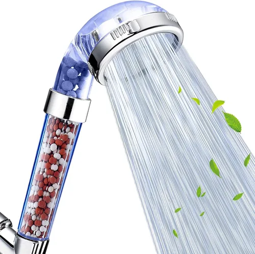 NOSAME Cabezal de ducha, filtro de filtración de alta presión, ahorro de agua, 3 modos de función, pulverizador, cabezales de ducha de mano para