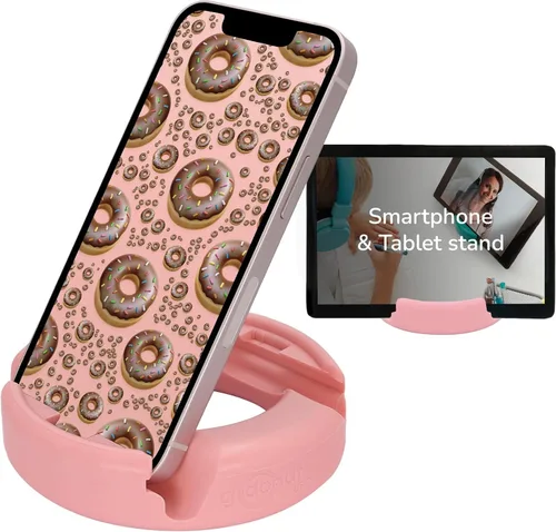 Miniatura 11 de GoDonut Soporte para teléfono original - Soporte para teléfono celular + organizador de escritorio para iPad - Compatible con tableta, iPhone