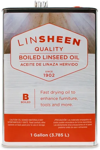 LinSheen Aceite de linaza hervido: tratamiento de madera de linaza de secado rápido para rejuvenecer y restaurar muebles de madera al aire libre e