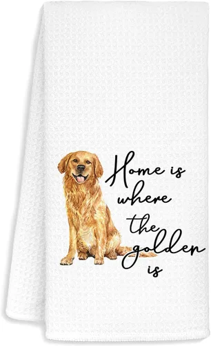 Jvpke Toallas de cocina Gloden Retriever, regalos Golden Retriever para mujeres, amantes de los perros, mujeres amantes de las mascotas, decoración