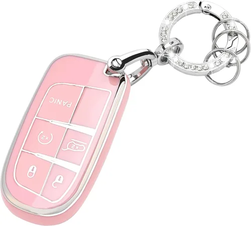 Miniatura 9 de TECARATE - Funda para llavero Honda de TPU suave, protector de llave de coche compatible con Honda Accord Civic HR-V CR-V Pilot Odyssey llave remota