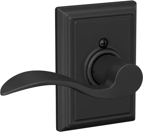 Miniatura 36 de SCHLAGE - Manija de puerta Accent con cerradura de paso libre para pasillo y armario en bronce antiguo - F10 ACC 716 Bronce Envejecido