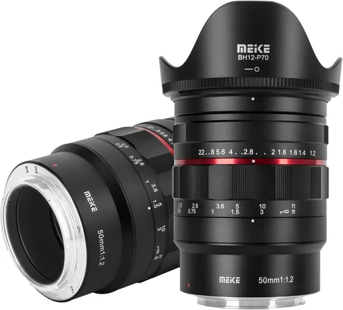 Miniatura 7 de Meike Lente de marco completo de enfoque manual de gran apertura F1.2 de 1.969 in compatible con cámaras L S1H S1 S5 S1R FP FPL S5 Mark II