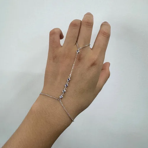 Miniatura 142 de Pulsera de plata de ley 925 para mujer, pulsera de mano para mujer, pulseras esclavas de 7 a 9 pulgadas ajustable