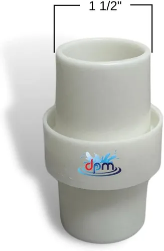 Miniatura 3 de DPM Adaptador de conector de manguera de piscina interior resistente de 1 1/2 pulgadas para bolsa de gran capacidad de contenedor de hojas