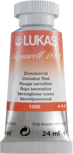 Miniatura 56 de Lukas 1862 Aquarell Artists' - Tubos de acuarela para artistas, color cian (primario), 0.8 fl oz, pintura de acuarela vibrante de grado profesional
