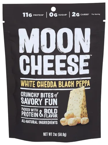 Miniatura 9 de Moon Cheese Cheddar Believe It, 10 onzas, paquete de 2, aperitivo de queso crujiente y rico en proteínas, apto para dieta cetogénica, 100% queso real