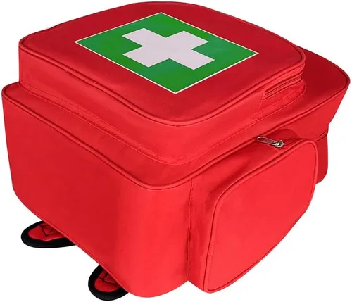 Miniatura 8 de Bolsa de emergencia roja Mochila de primeros auxilios vacía bolsa de primeros auxilios médica tratamiento de primeros auxilios bolsas de trauma