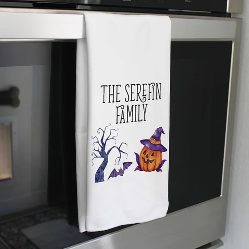 Miniatura 2 de Toallas personalizadas de Halloween Toallas de cocina de otoño Toallas de Halloween personalizadas Decoración de Halloween Toallas de cocina