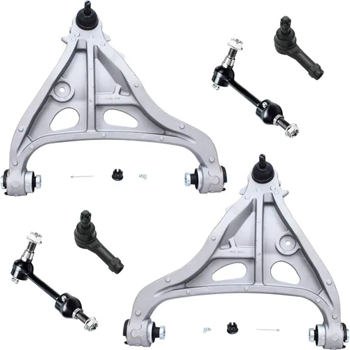 Miniatura 347 de Detroit Axle - Kit de extremo delantero para Chrysler 300 Dodge Charge Challenger 2011-2023, 2 brazos de control inferiores traseros 2 rótulas