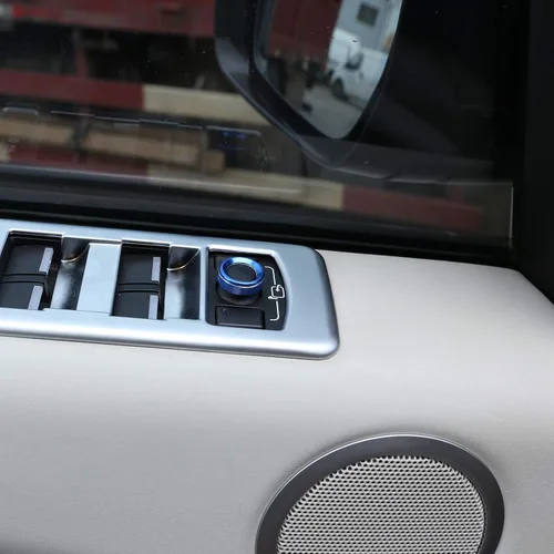 Miniatura 6 de Perillas de ajuste de espejo retrovisor de automóvil de aleación de aluminio para Land Rover Defender, Discovery 5, Range Rover Sport & Evoque & Azul