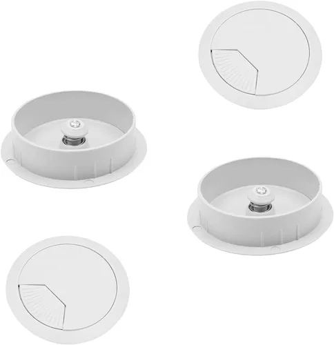 Miniatura 14 de MroMax Ojales de escritorio de plástico de 1.38 pulgadas (1.378 in), para organizar los ojales de escritorio, organizador de cables para el hogar
