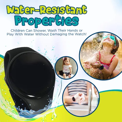 Miniatura 5 de Reloj deportivo de entrenamiento para ir al baño, temporizador de entrenamiento para el inodoro, recordatorio de reloj recargable resistente al agua