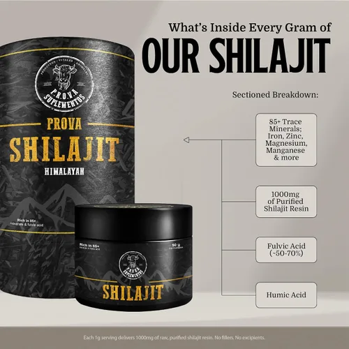 Miniatura 4 de Resina Shilajit pura del Himalaya 85+ oligominerales, 75% ácido fúlvico Informe de prueba de laboratorio incluido 500 mg porciones (1.76 oz)