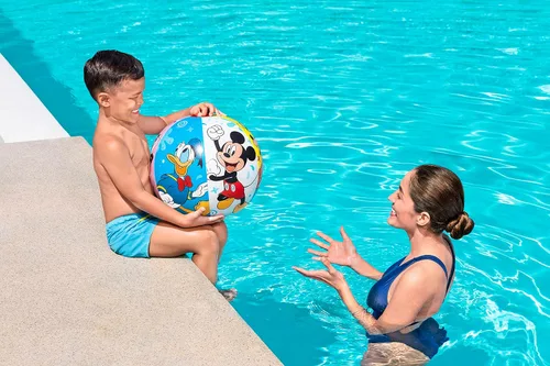 Miniatura 8 de Bestway Disney Junior Mickey & Friends - Pelota de agua inflable para niños, 20.1 in
